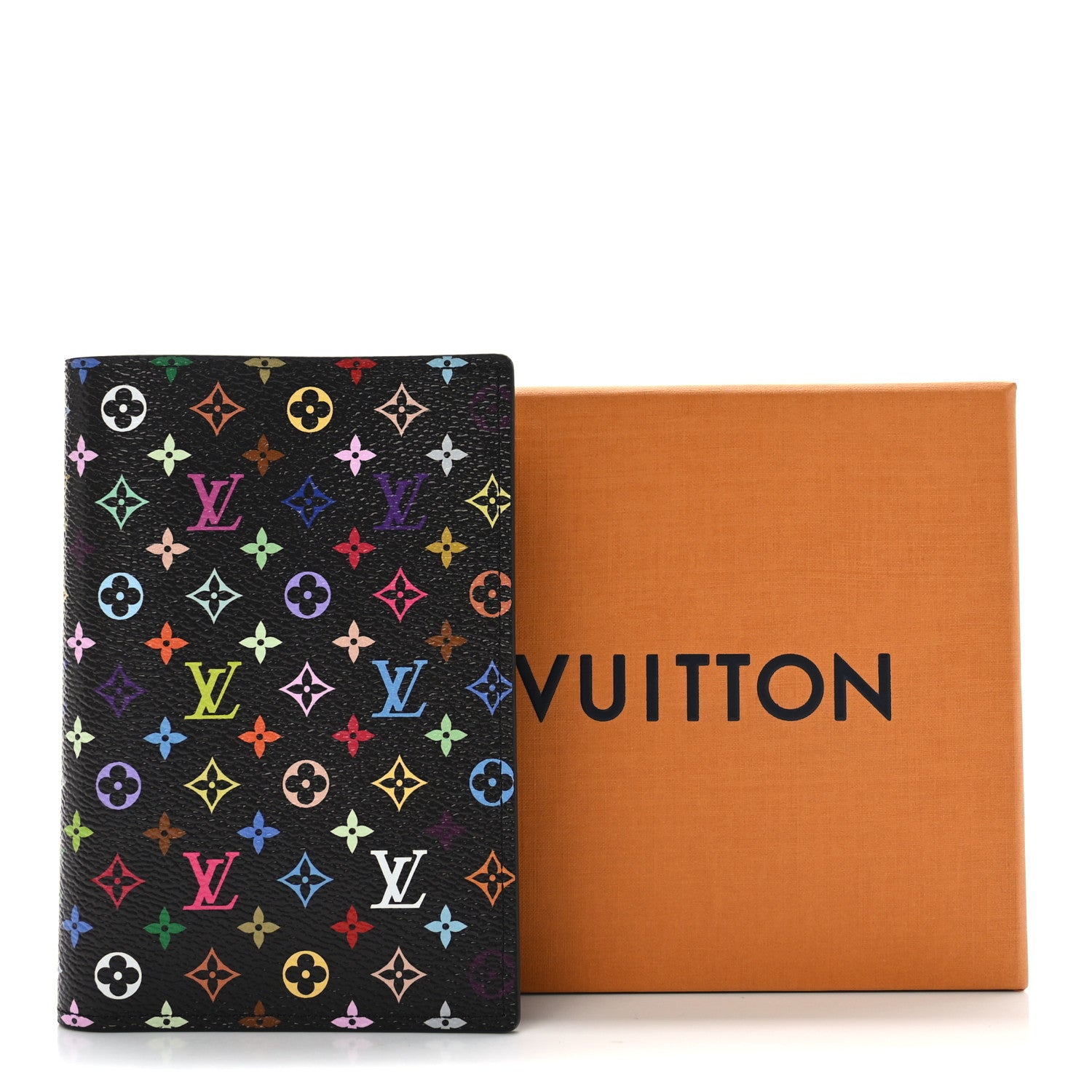 Louis Vuitton LV X TM Monogram Multicolor Passport Cover Black 7 of 7