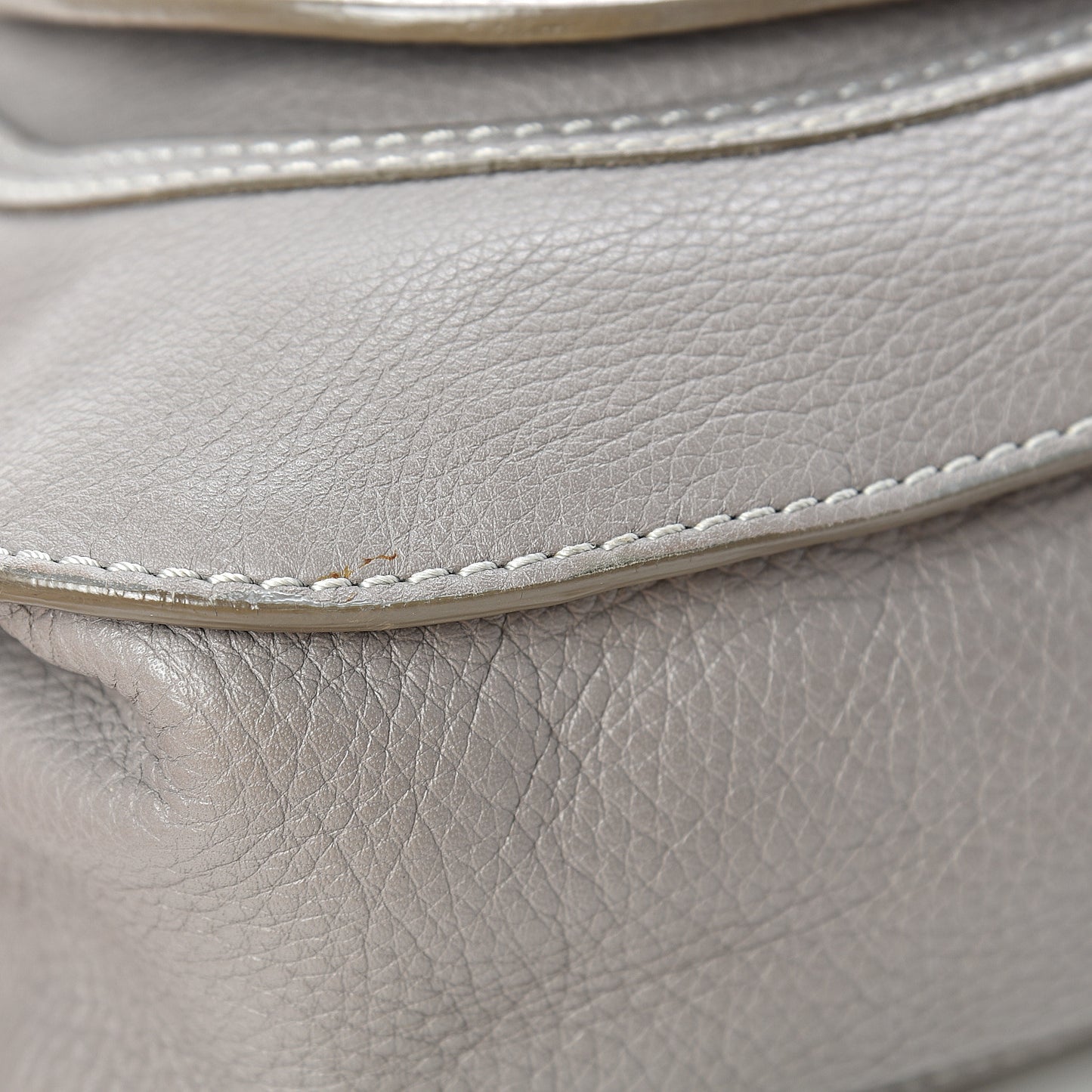 Calfskin Medium Marcie Satchel Cashmere Grey