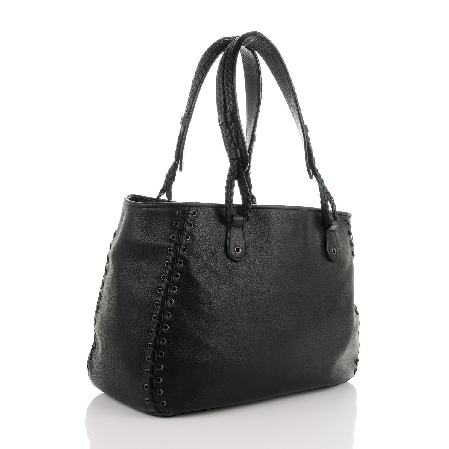 Christian Dior Calfskin Ethnic Tote Black 3 of 7