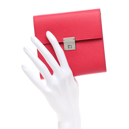 Hermes Epsom Clic 12 Wallet Rose Extreme 2 of 8