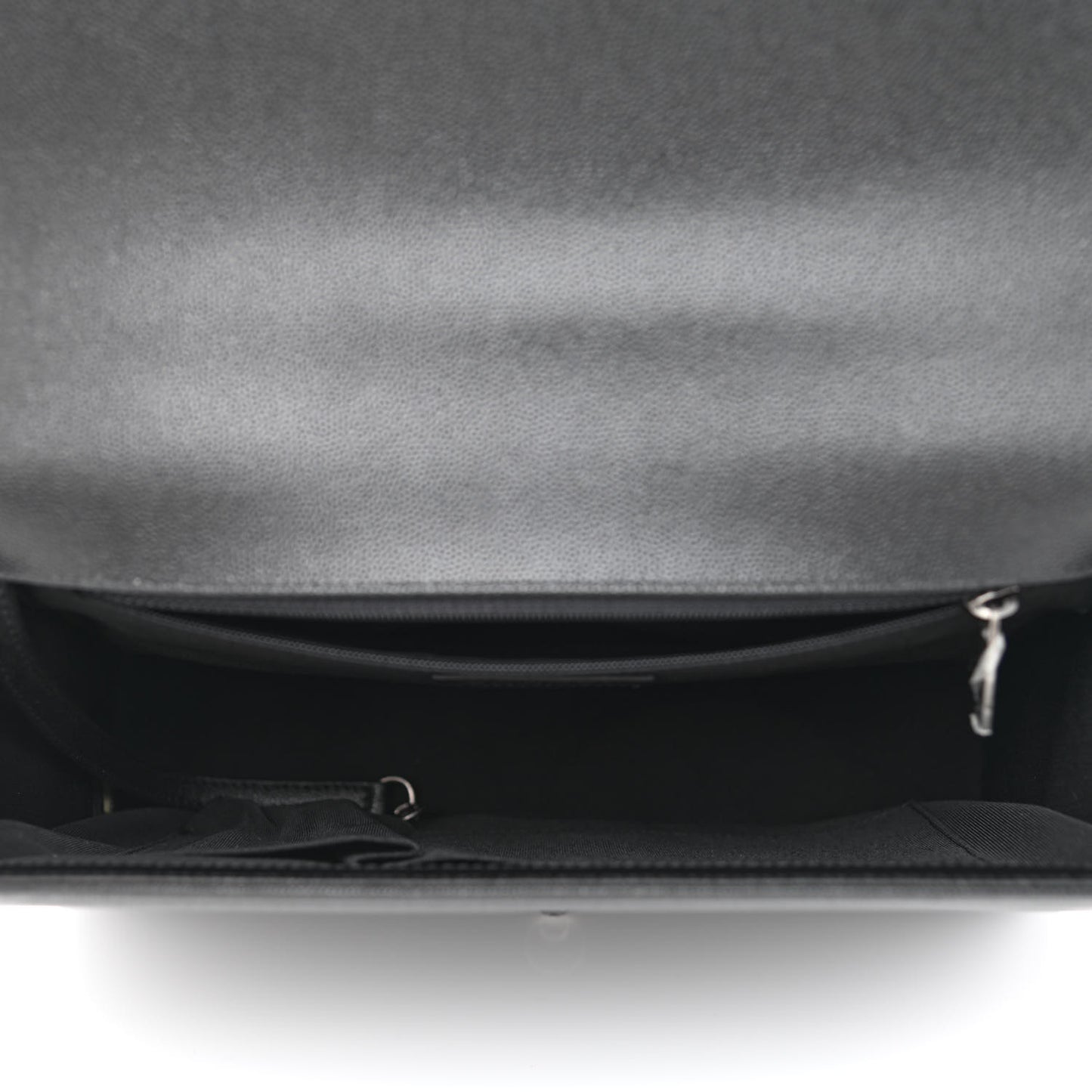 Caviar Quilted Large Boy Flap Black