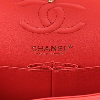 Chanel Caviar Quilted Small Double Flap Red 6 of 11