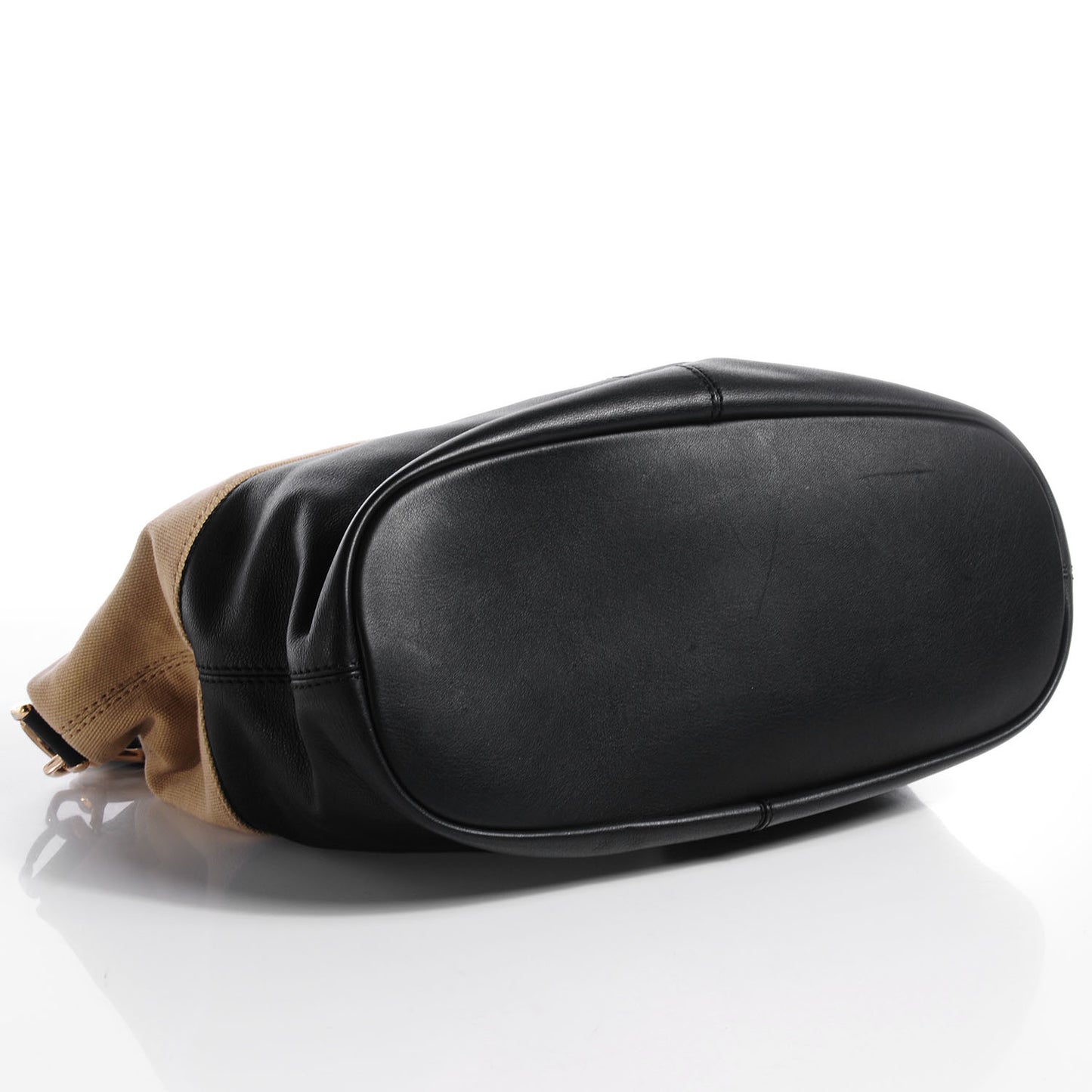 Canvas Calfskin Medium Nightingale Beige Black