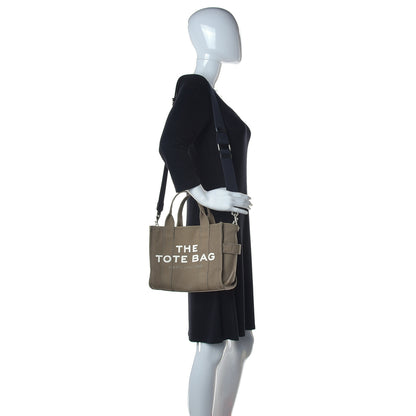 Marc Jacobs Cotton Canvas Small The Traveler Tote Bag Slate Green 2 of 11