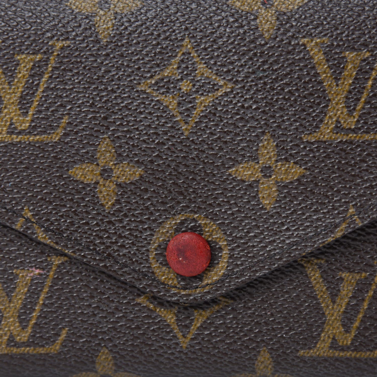 Louis Vuitton Monogram Josephine Wallet Red 7 of 9