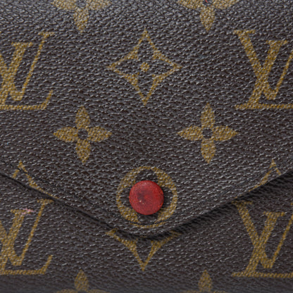 Louis Vuitton Monogram Josephine Wallet Red 7 of 9