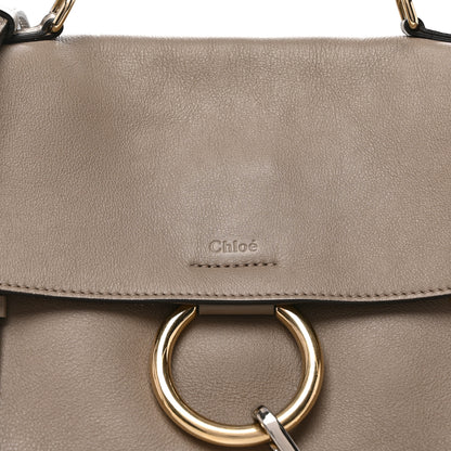 Chloe Calfskin Small Faye Day Shoulder Bag Motty Grey 8 of 11
