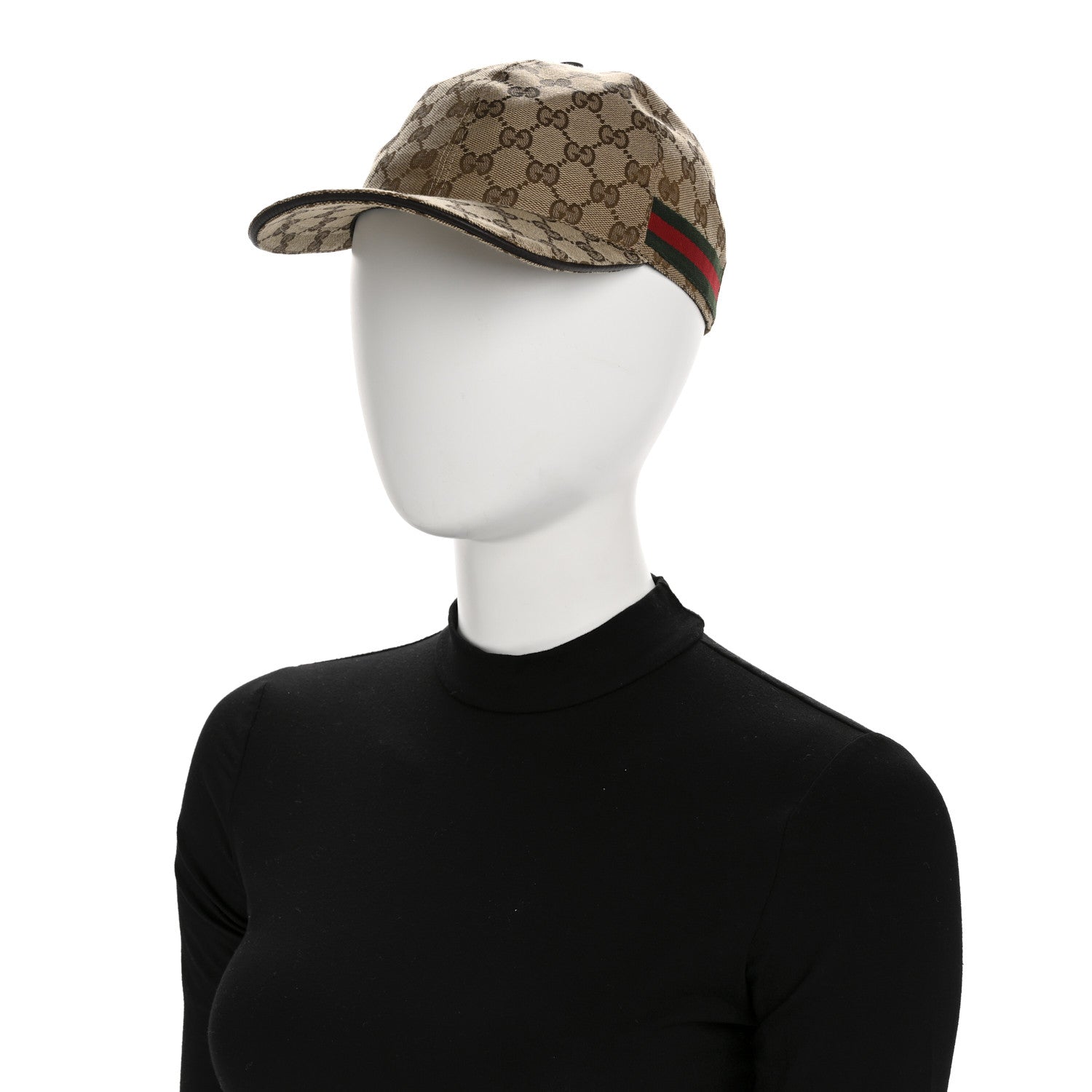 Gucci Monogram Web Baseball Hat S Beige Cocoa 2 of 13