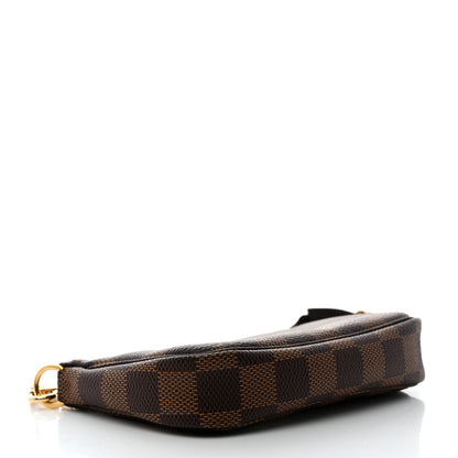 Louis Vuitton Damier Ebene Mini Pochette Accessories 4 of 8