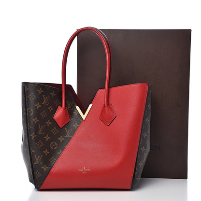 Louis Vuitton Calfskin Monogram Kimono Tote Cherry 14 of 14