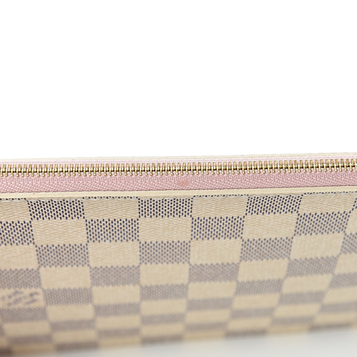 Louis Vuitton Damier Azur Neverfull MM GM Pochette Rose Ballerine 8 of 10