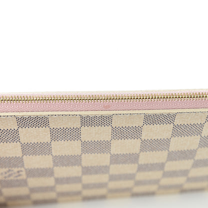 Louis Vuitton Damier Azur Neverfull MM GM Pochette Rose Ballerine 8 of 10