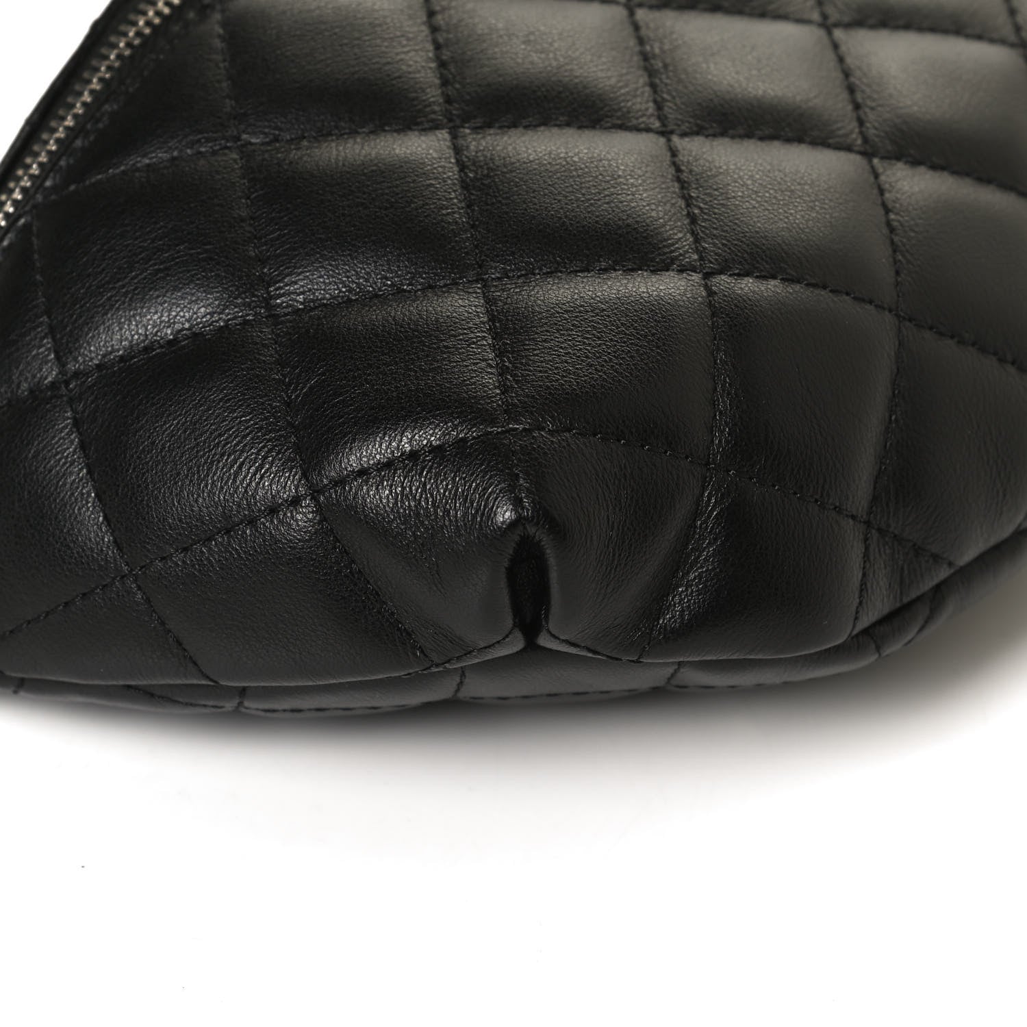 Chanel Lambskin Quilted Waist Belt Bag Black 12 of 12