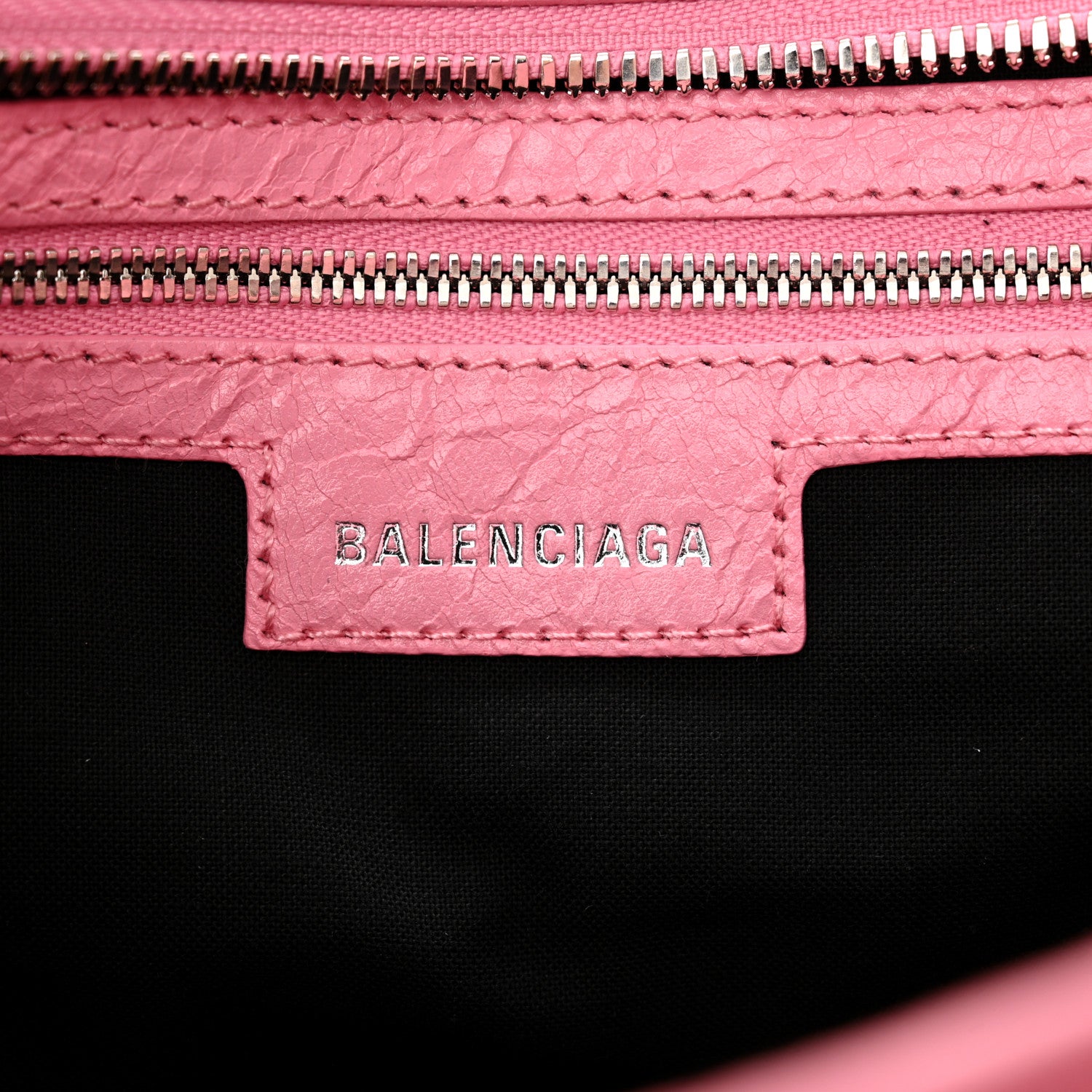 Balenciaga Agneau Arena Small Neo Cagole City Handbag Sweet Pink 7 of 12