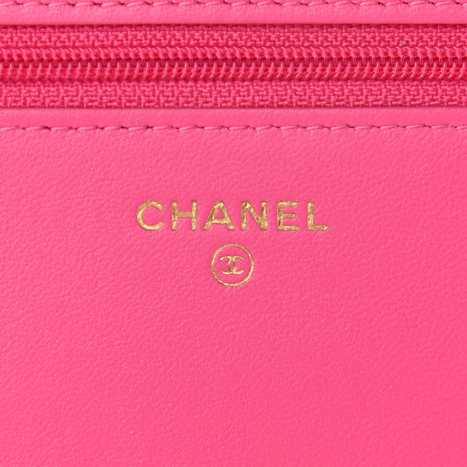 Chanel Lambskin Quilted Pearl Wallet On Chain WOC Pink 6 of 11