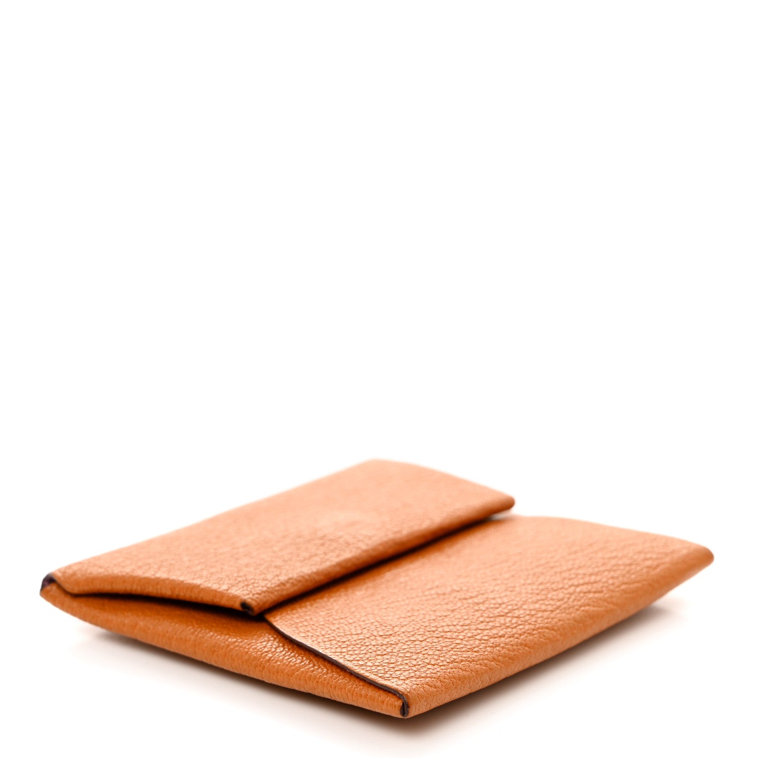 Hermes Chevre Mysore Bastia Verso Coin Purse Caramel Mauve Sylvestre 4 of 8