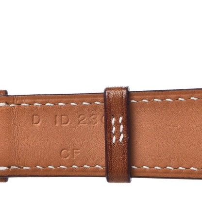 Hermes Barenia 40mm Apple Watch Single Tour Band Fauve 4 of 5