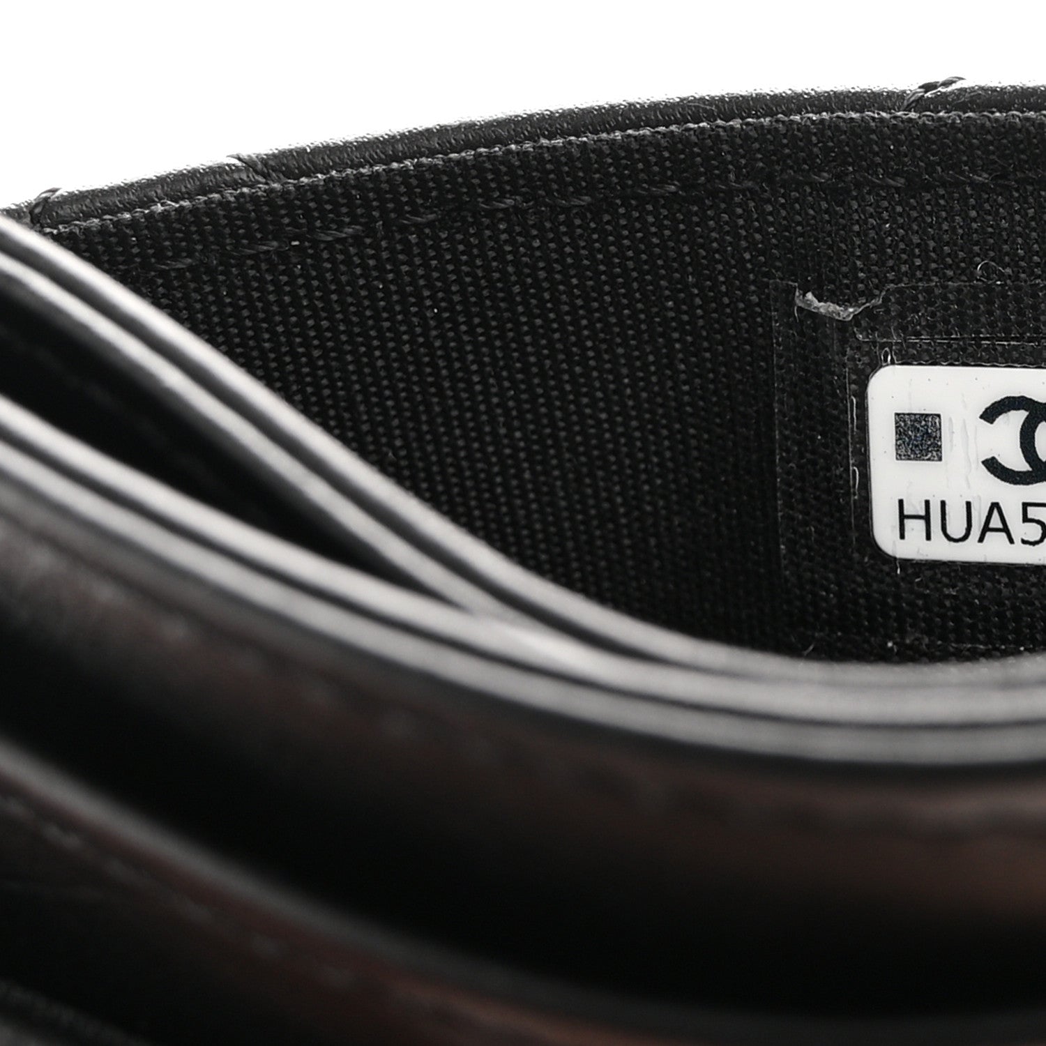 Chanel Aged Calfskin Quilted Reissue Card Holder So Black 7 of 10