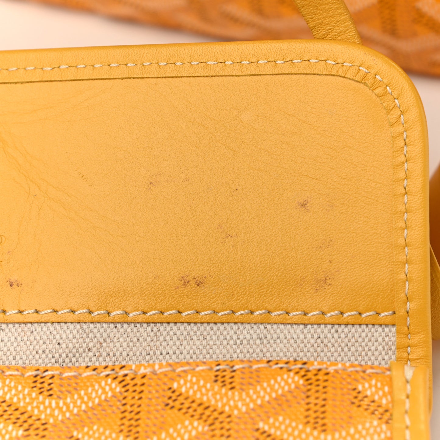 Goyardine Saint Louis PM Yellow