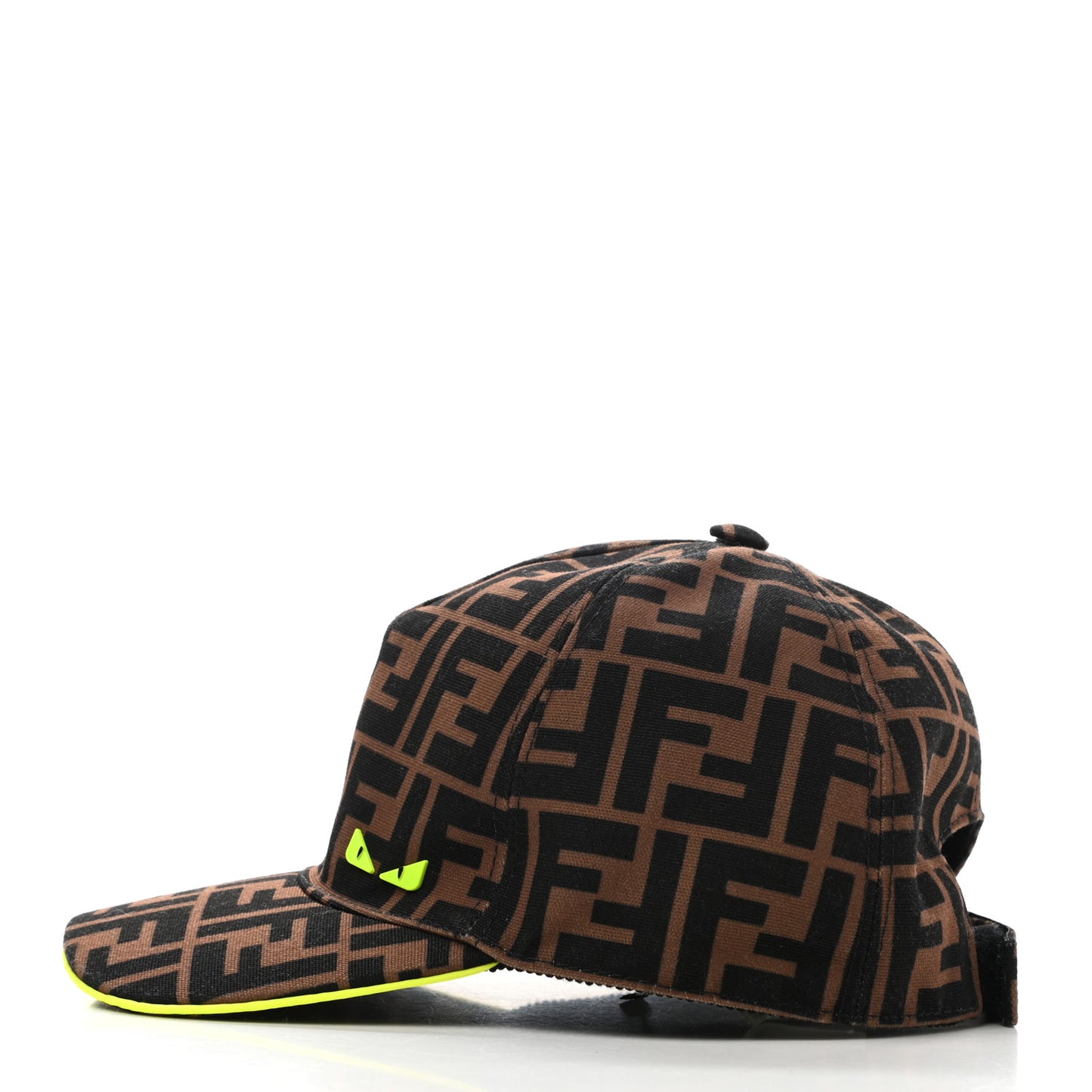 Canvas FF Monster Eyes Childrens Baseball Hat Tobacco Yellow