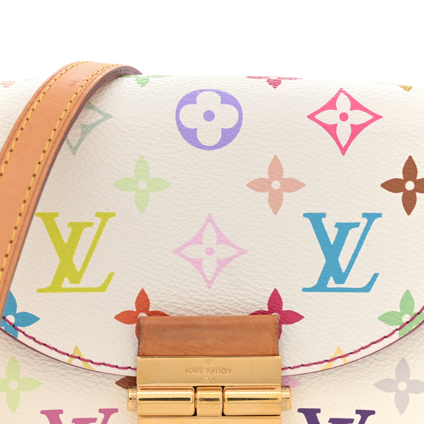 Monogram Multicolor Heartbreaker White
