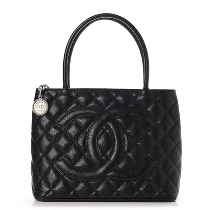 Chanel Caviar Quilted Medallion Tote Black 1 of 7