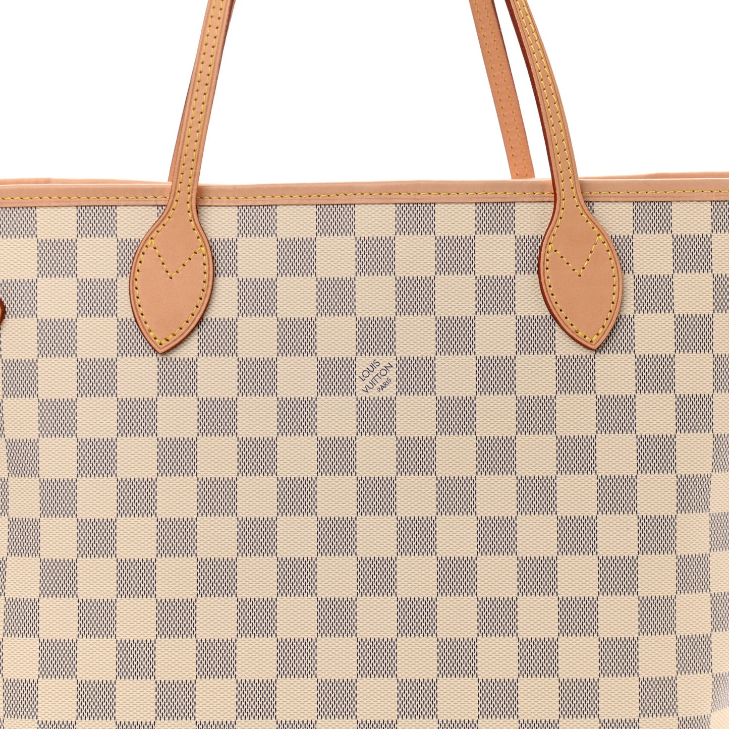 Damier Azur Neo Neverfull MM Rose Ballerine