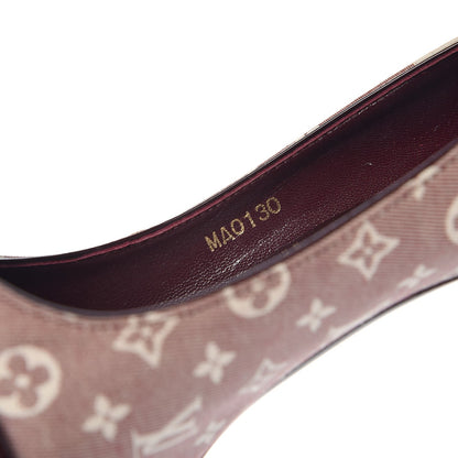Louis Vuitton Monogram Idylle Judy Open Toe Pumps 38.5 Sepia 10 of 11