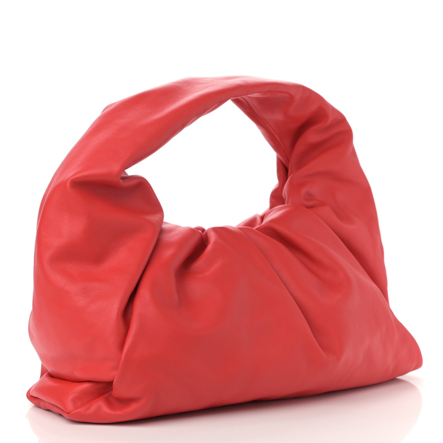 Bottega Veneta Smooth Butter Calfskin Small The Shoulder Pouch Red 3 of 10