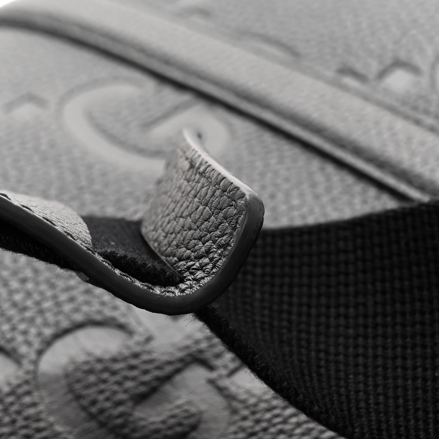 Gucci Piuma Calfskin Jumbo GG Embossed Briefcase Black 13 of 13