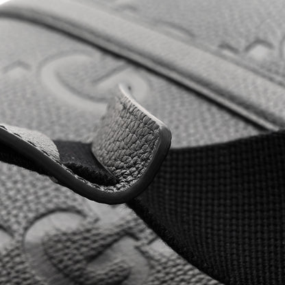 Gucci Piuma Calfskin Jumbo GG Embossed Briefcase Black 13 of 13