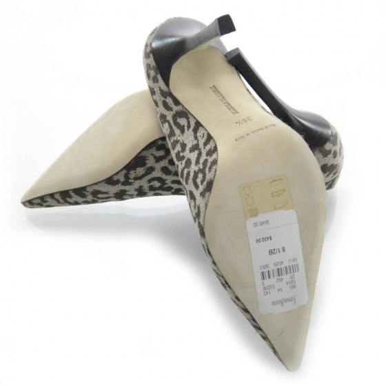MANOLOBLAHNIKToileLeopardPumps38.5