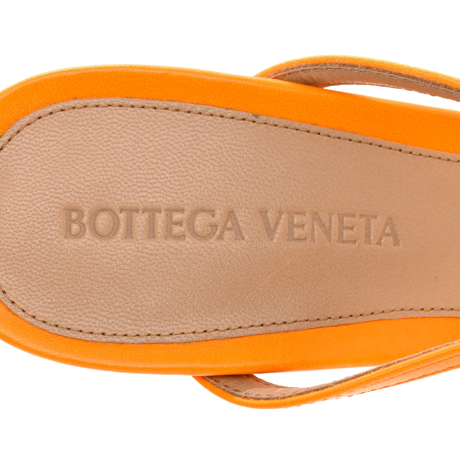 Bottega Veneta Lambskin Stretch Multi Strap 90mm Sandals 36 Tangerine 7 of 10