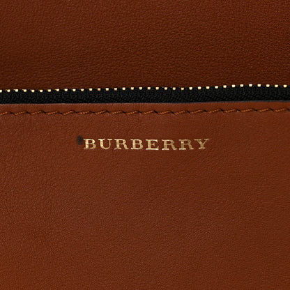 Burberry Smooth Calfskin Medium Grommet Hobo Tan 7 of 10