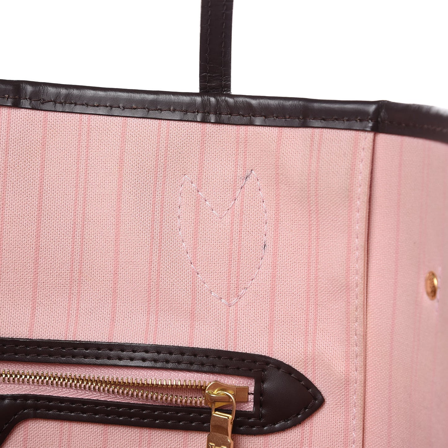 Damier Ebene Neo Neverfull MM Rose Ballerine