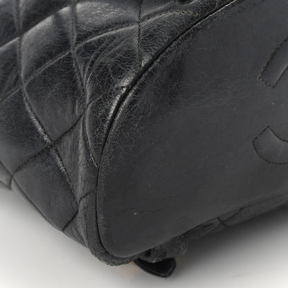 Chanel Lambskin Quilted Backpack Black 6 of 22