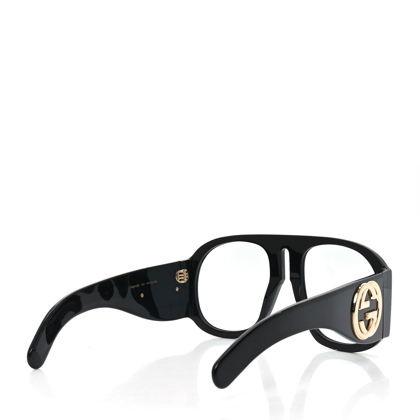 Oversized Aviator Sunglasses GG0152S Black
