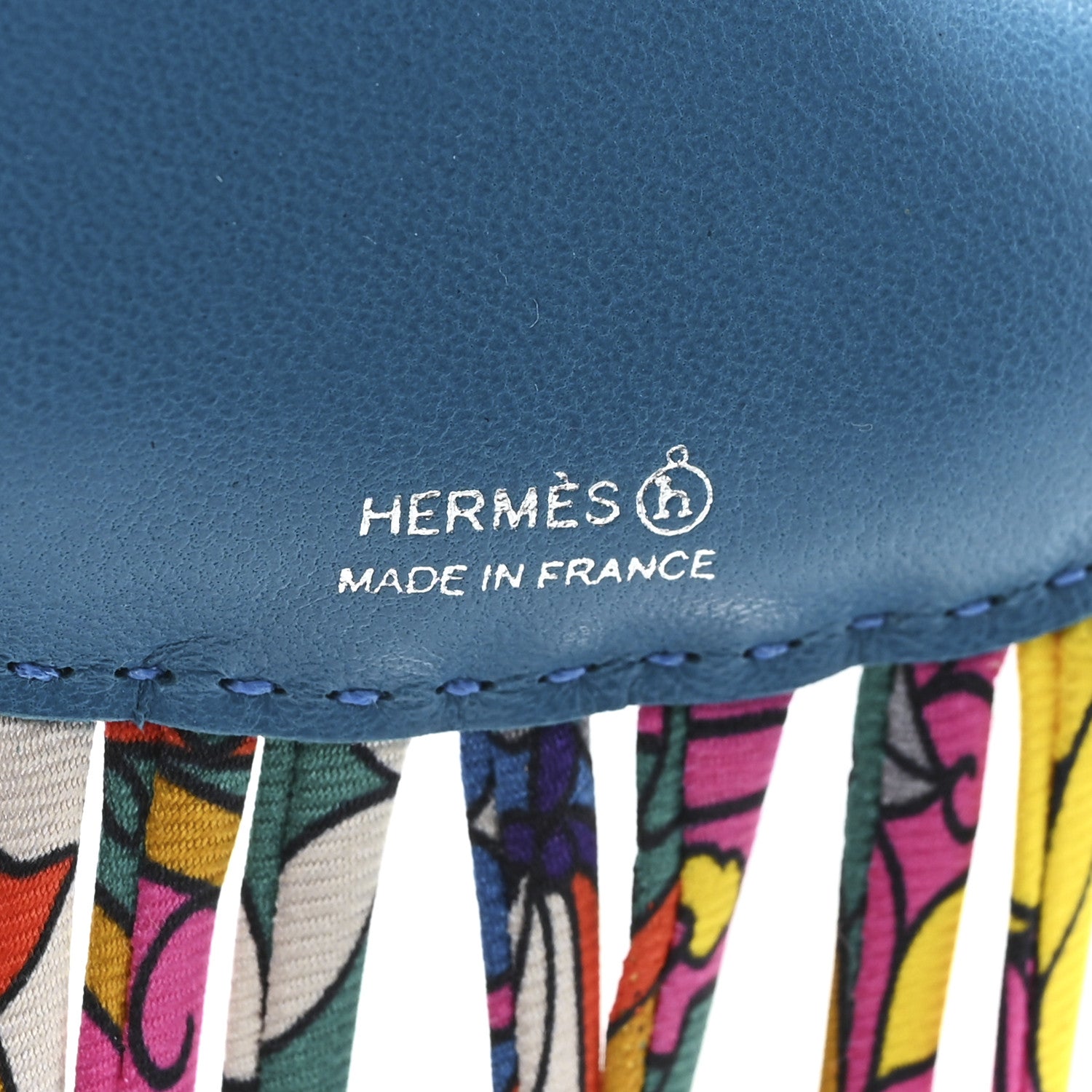 Hermes Swift Silk Cord Petit H Cloud Bag Charm 3 of 4