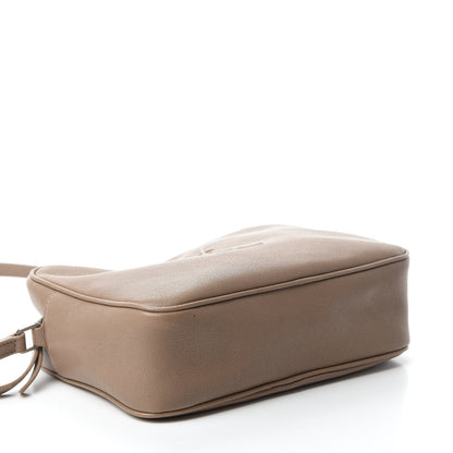 Saint Laurent Lambskin Monogram Small Lou Camera Bag Dark Beige 4 of 10