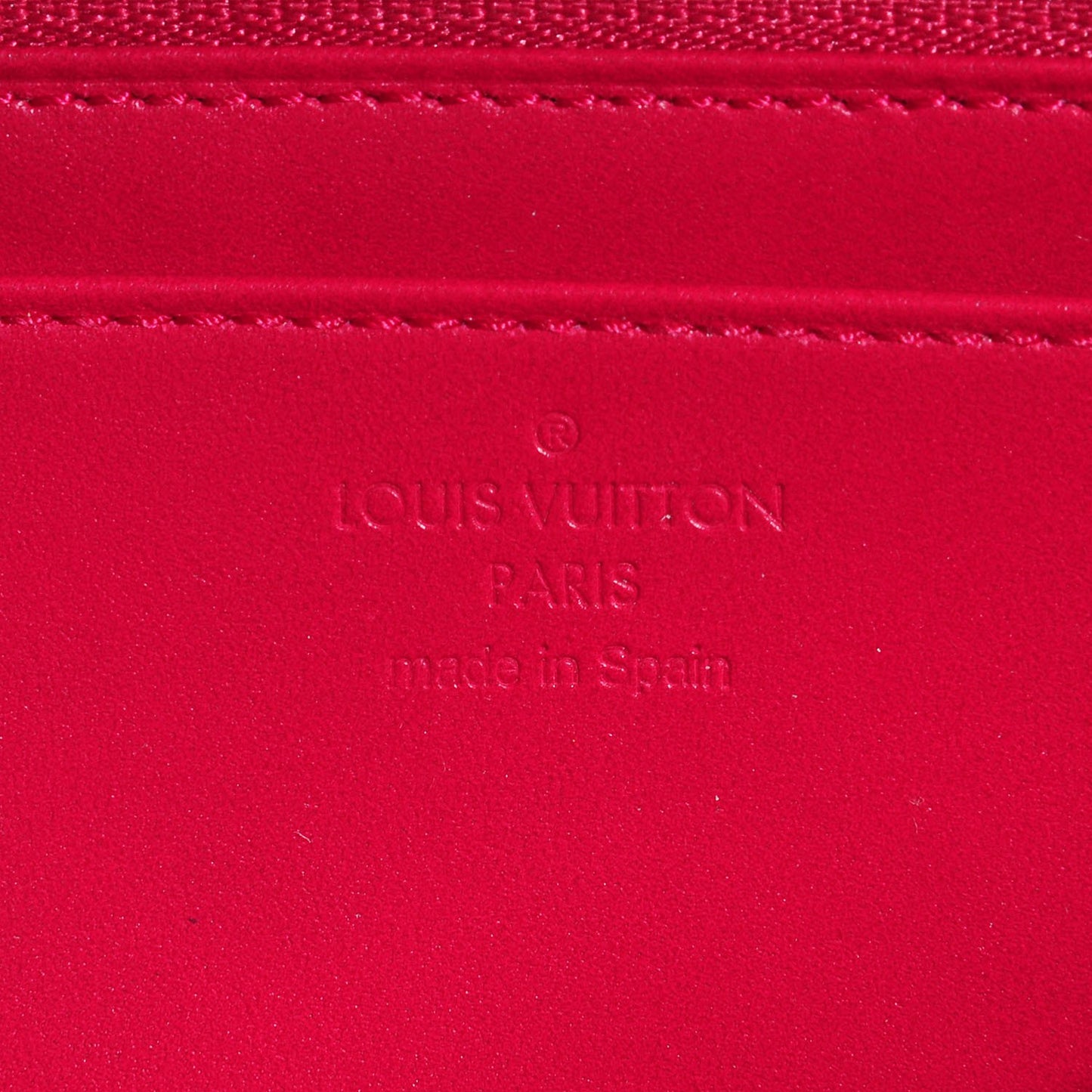 Patent Louise Wallet Rose Indien