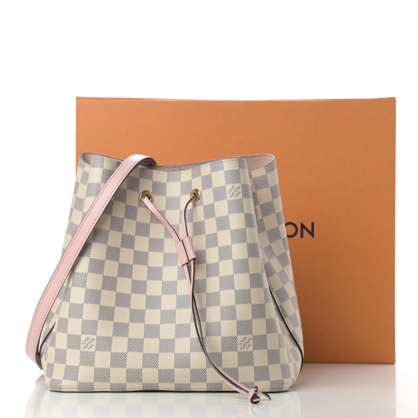 Damier Azur Neonoe MM Eau De Rose