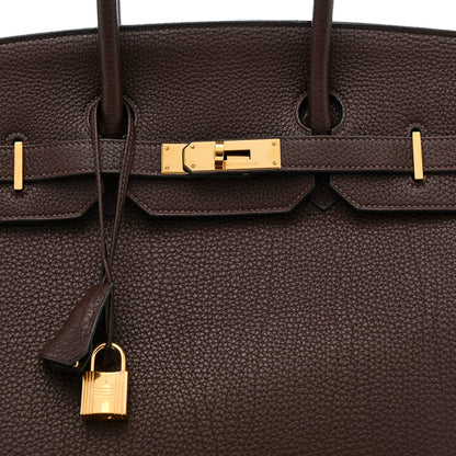 Hermes Togo BIRKIN 35 Cafe 8 of 10