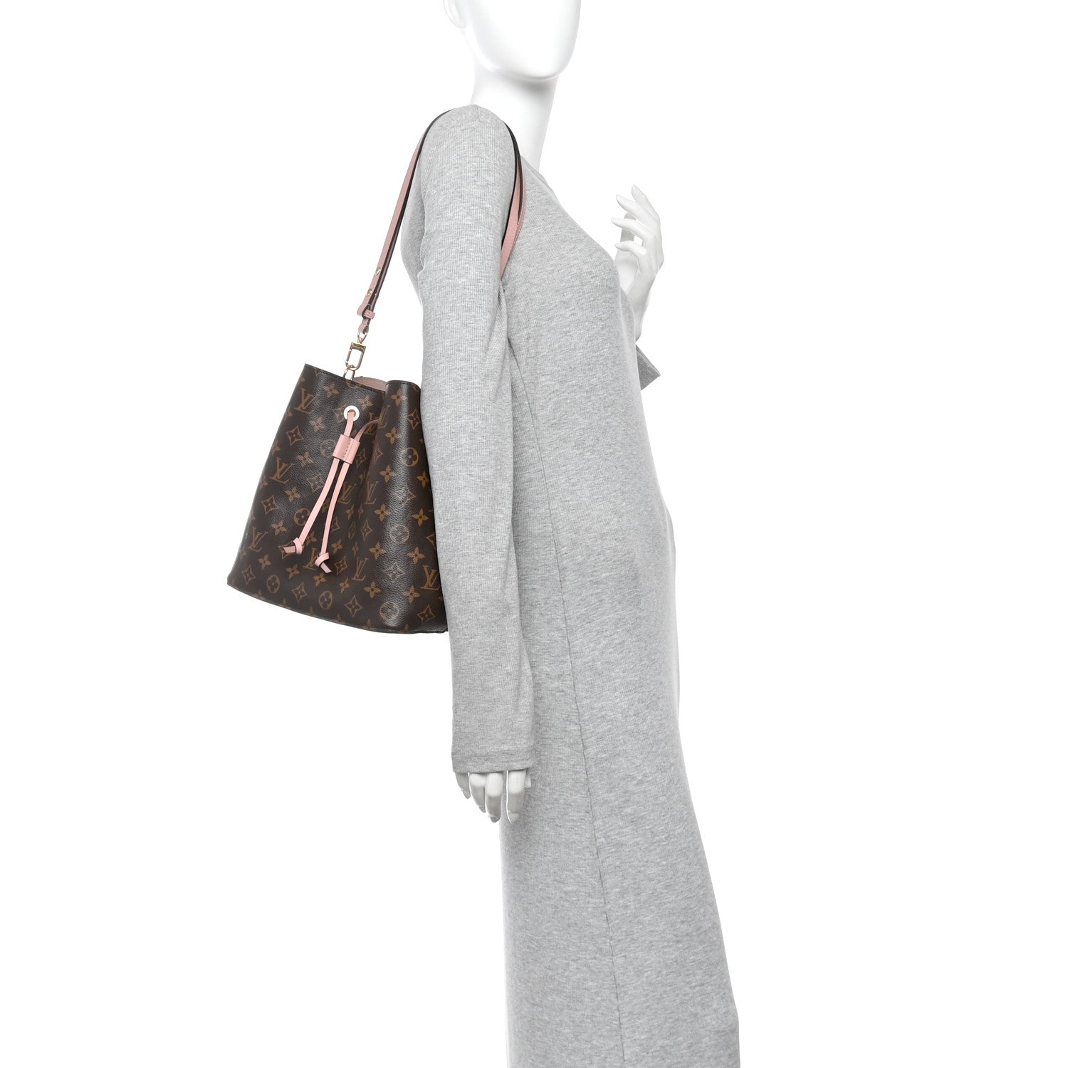 Louis Vuitton Monogram Neonoe MM Rose Poudre 2 of 9