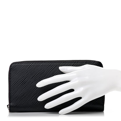 Louis Vuitton Epi Zippy Wallet Black Hot Pink 2 of 7