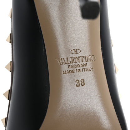 Valentino Garavani Nappa Rockstud 100mm Pumps 38 Black Poudre 8 of 13