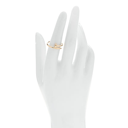 Cartier 18K Yellow Gold Small Juste Un Clou Ring 54 7 2 of 5