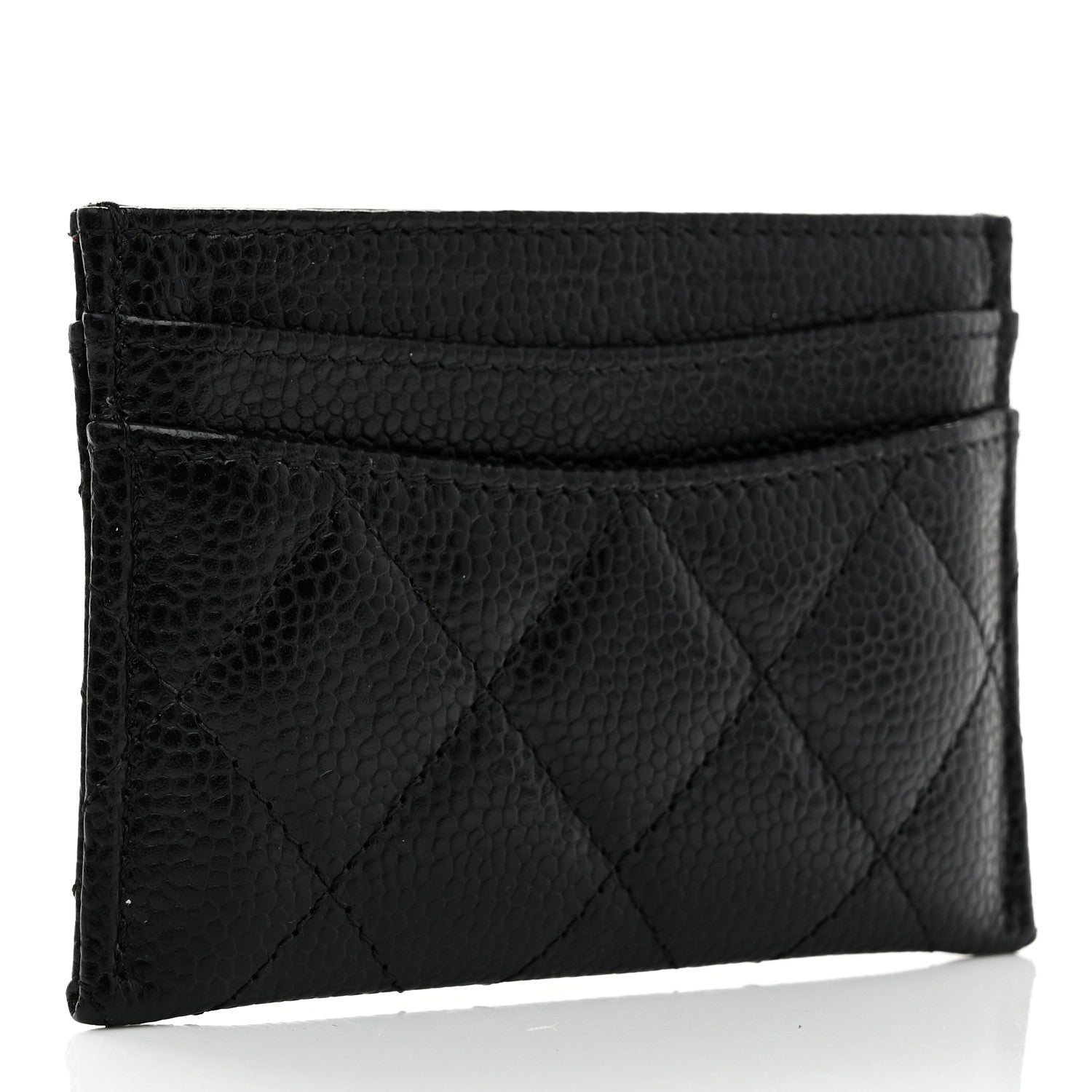 Chanel Caviar Quilted Card Holder Black 3 of 9
