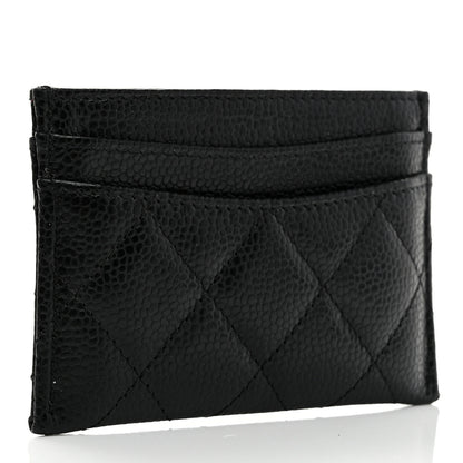 Chanel Caviar Quilted Card Holder Black 3 of 9