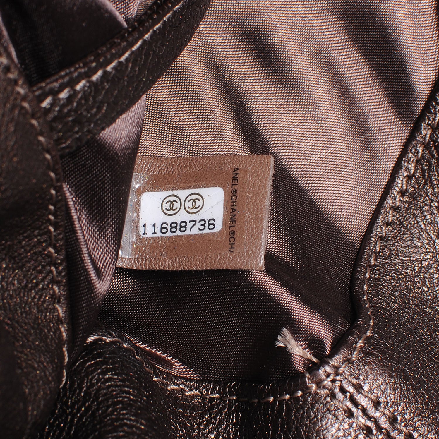 Chanel Leather Baby Coco Cabas Bronze 8 of 8