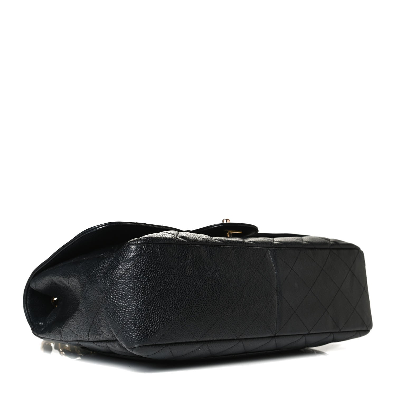 Chanel Caviar Quilted Jumbo Single Flap Black 3 of 11